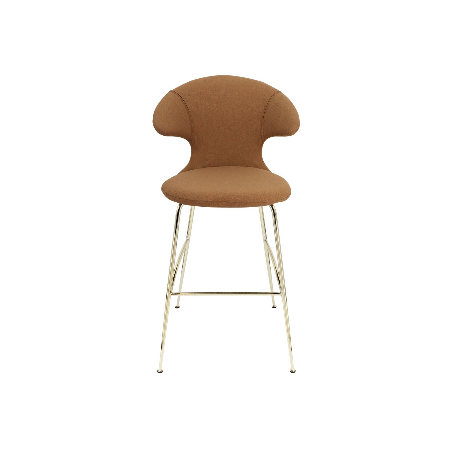 UMAGE Time Flies barstol – Plated Brass / Caramel