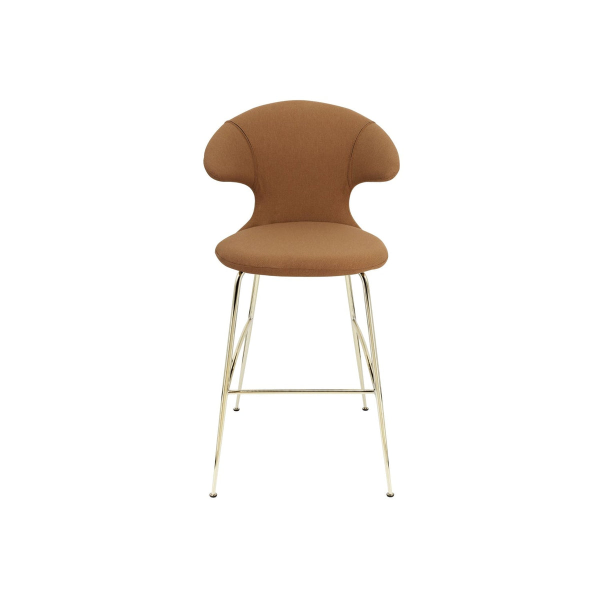 UMAGE Time Flies barstol – Plated Brass / Caramel