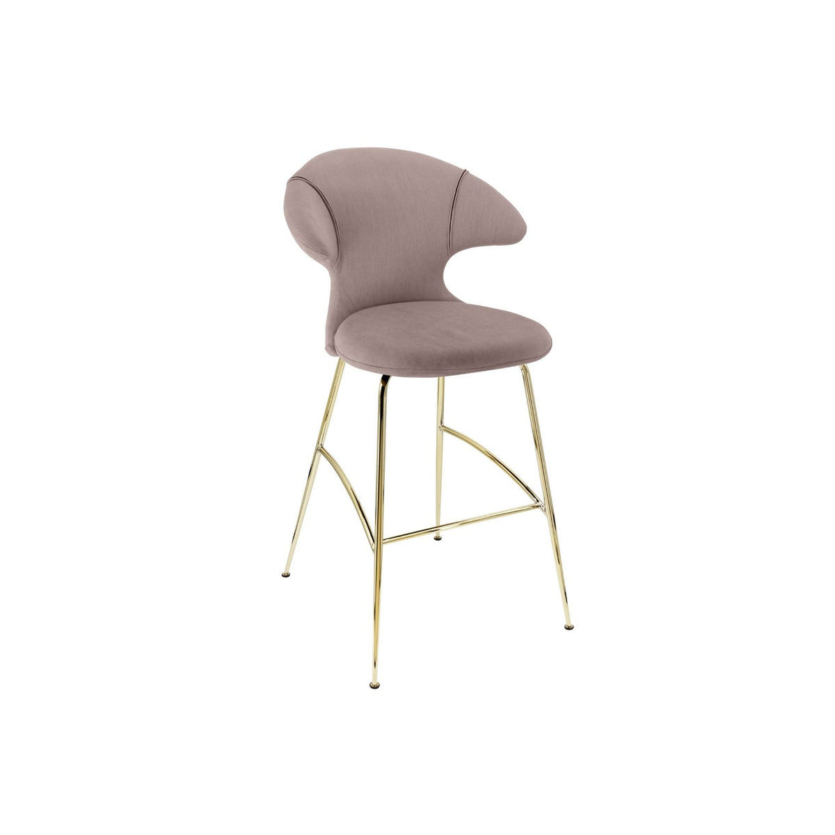 UMAGE Time Flies barstol – Plated Brass / Monrose