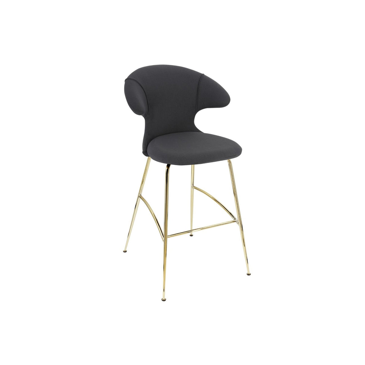 UMAGE Time Flies barstol – Plated Brass / Shadow