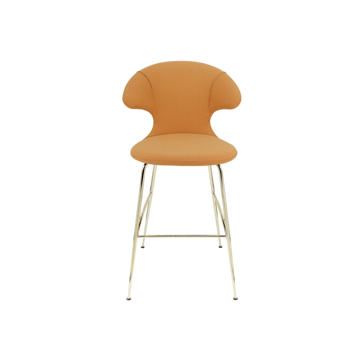 UMAGE Time Flies barstol – Plated Brass / Tangerine