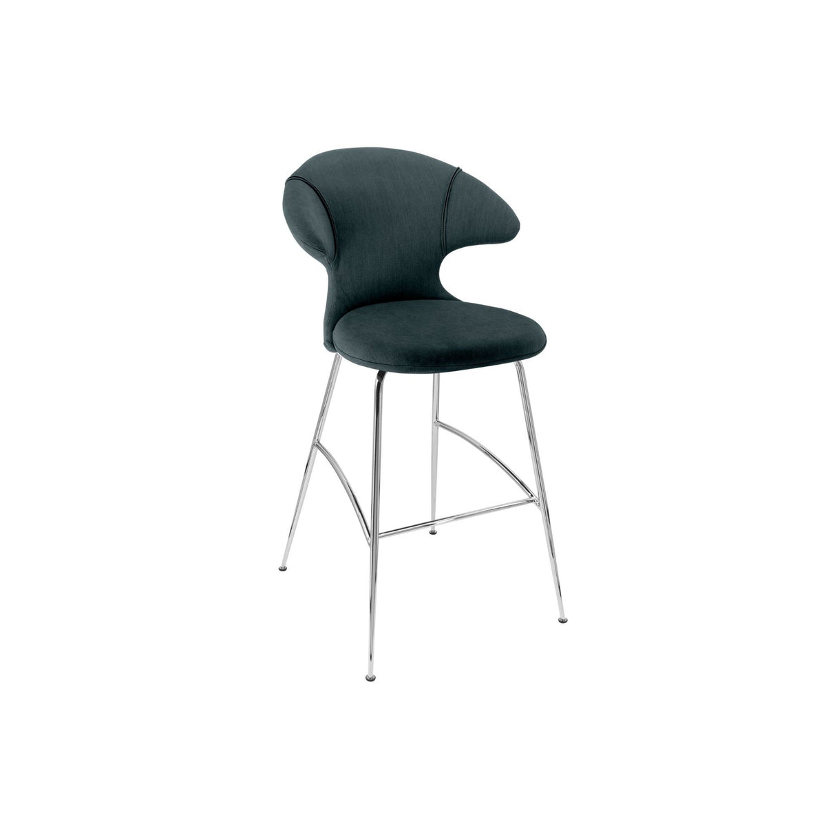 UMAGE Time Flies barstol – Chrome / Quantum Blue