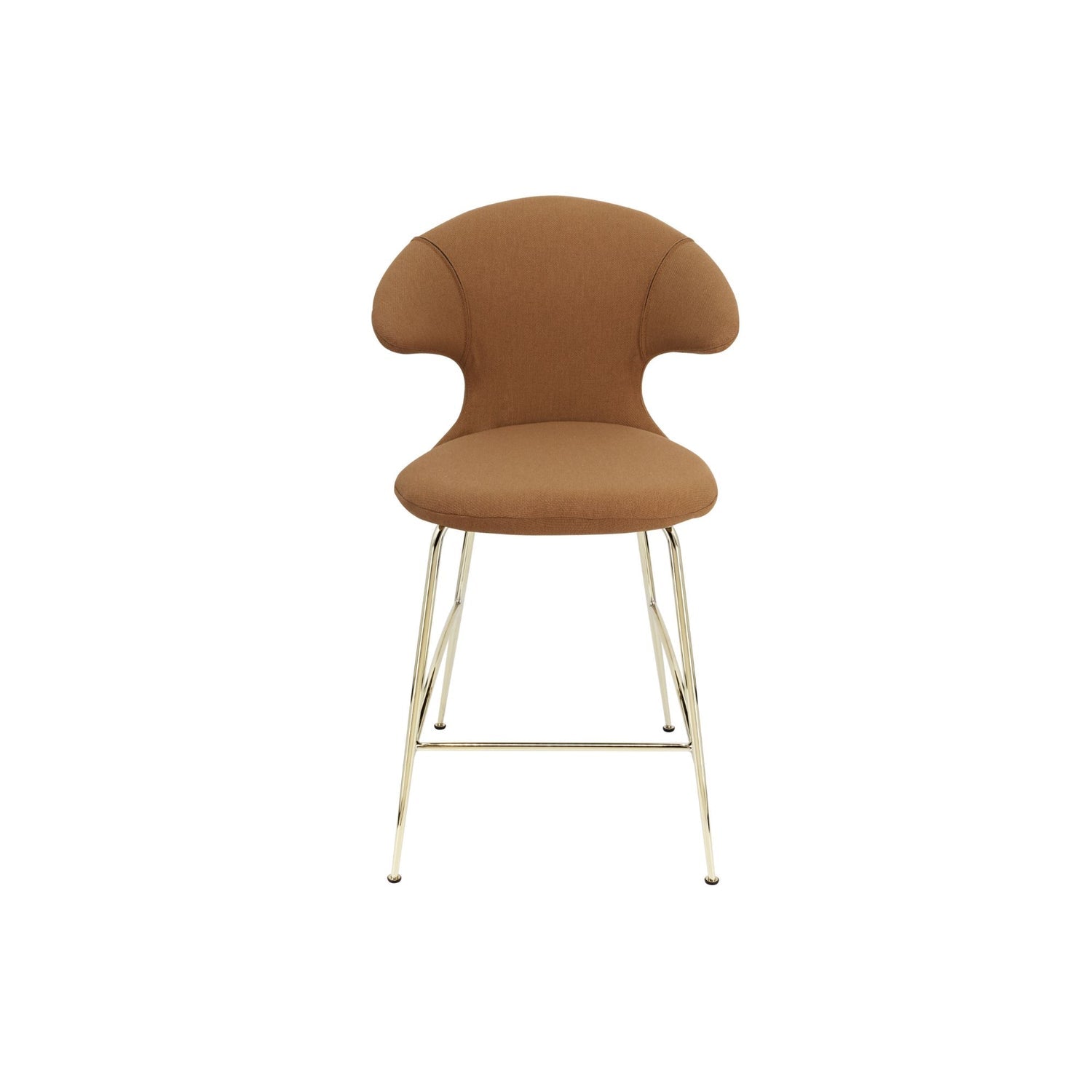 UMAGE Time Flies counterstol – Plated Brass / Caramel