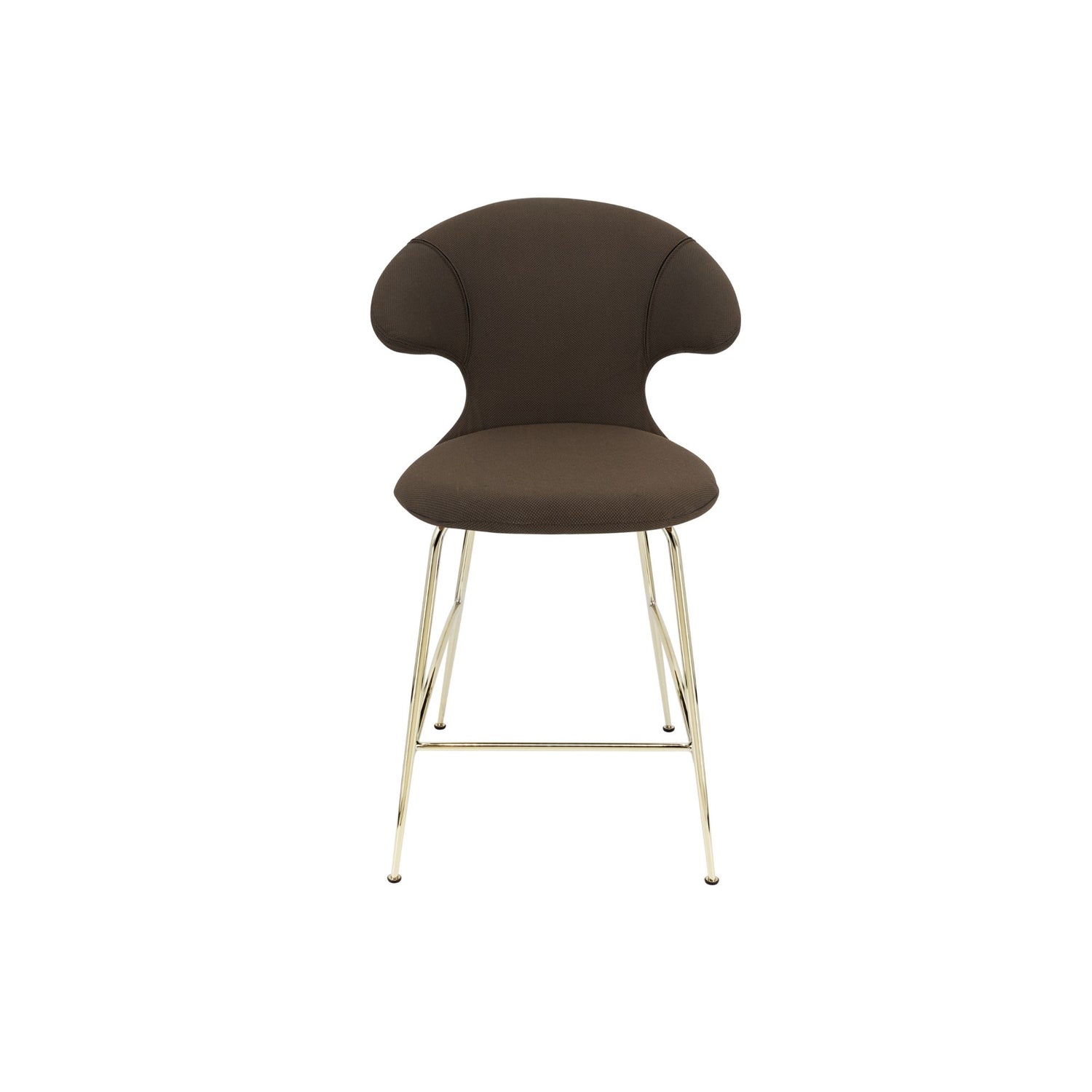 UMAGE Time Flies counterstol – Plated Brass / Mocca