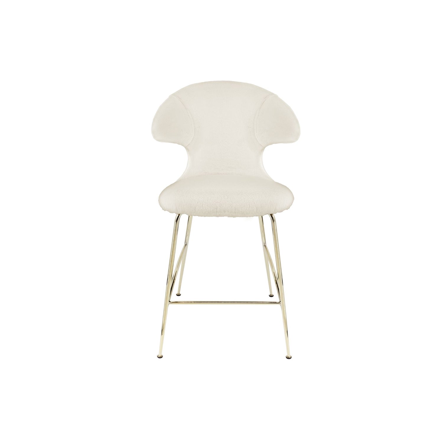UMAGE Time Flies counterstol – Plated Brass / Teddy white
