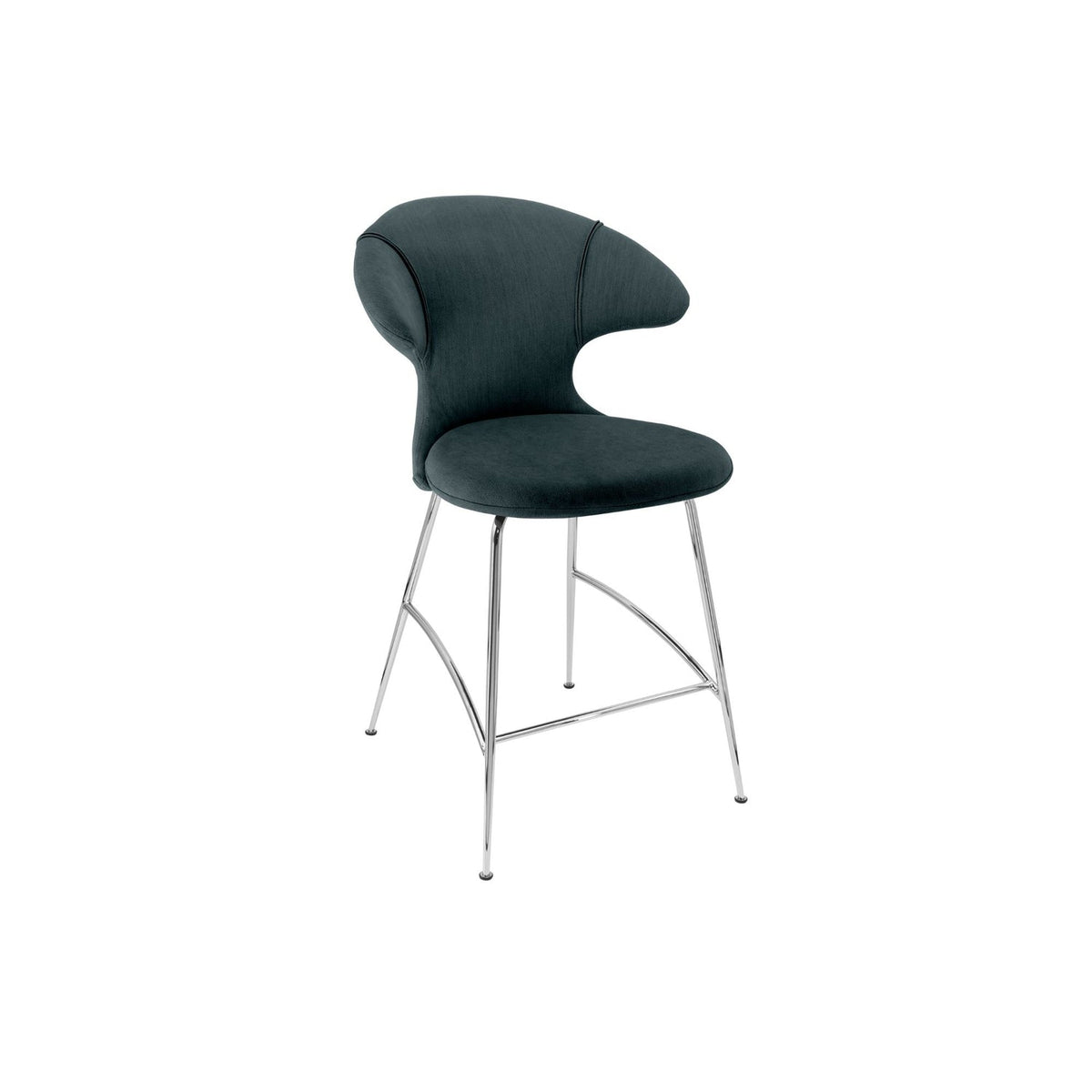 UMAGE Time Flies counterstol – Chrome / Quantum Blue