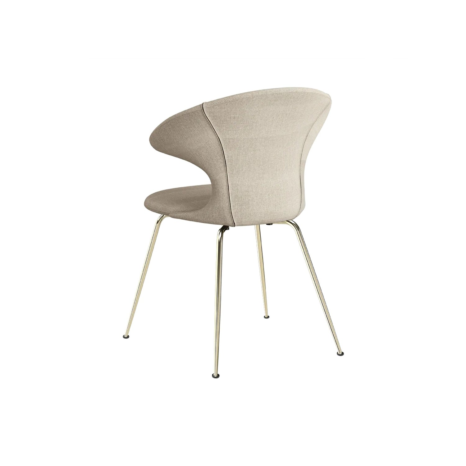 UMAGE Time Flies spisebordsstol – Plated Brass / White Sands