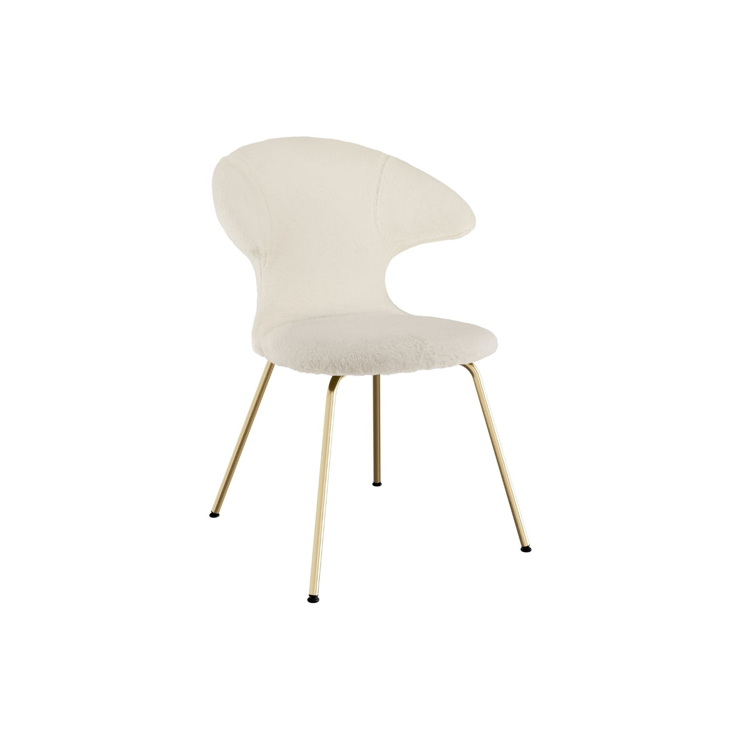 UMAGE Time Flies spisebordsstol – Plated Brass / Teddy white