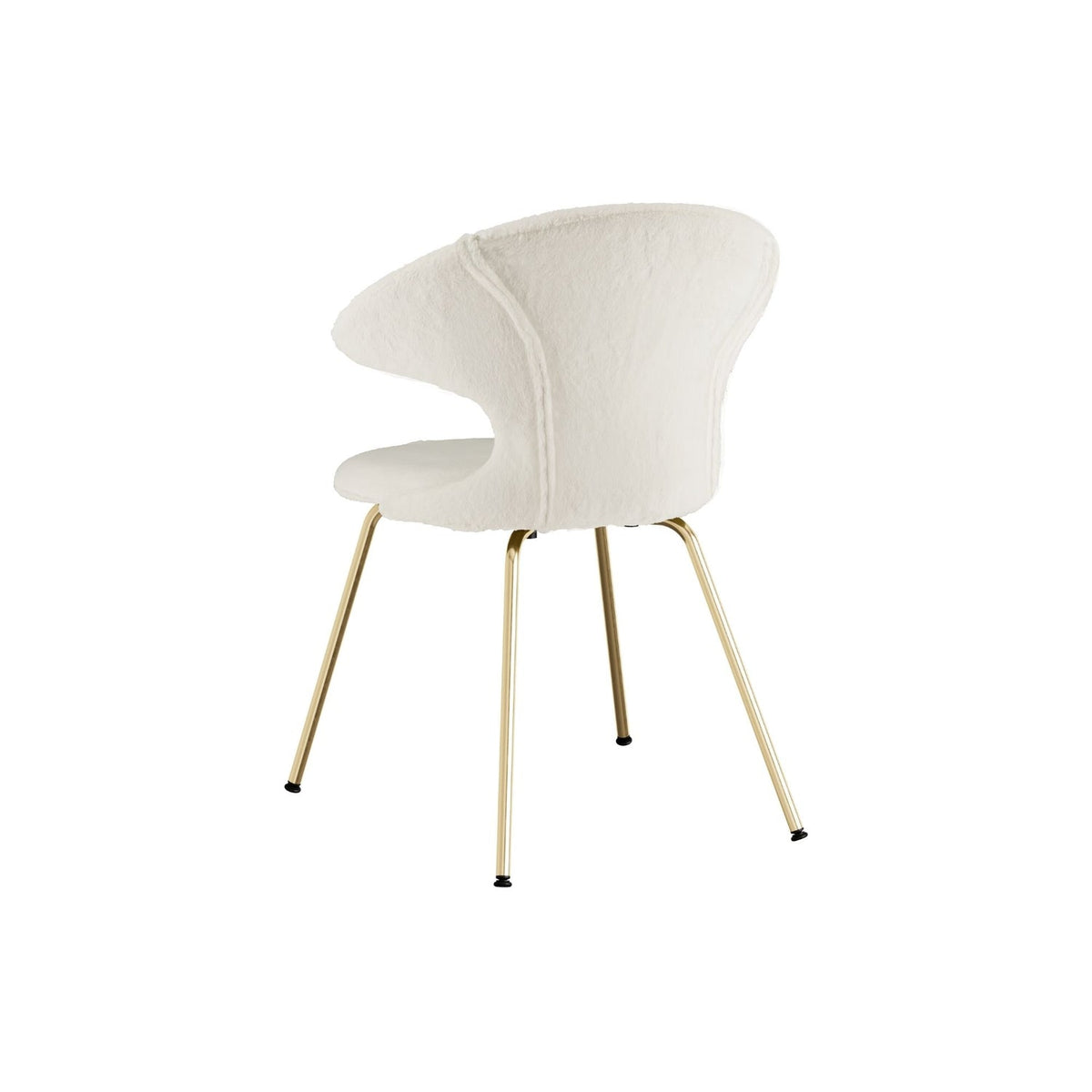 UMAGE Time Flies spisebordsstol – Plated Brass / Teddy white