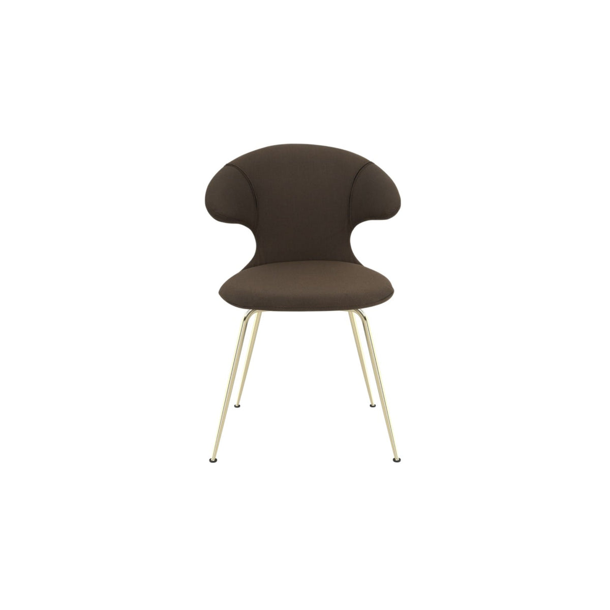 UMAGE Time Flies spisebordsstol – Plated Brass / Mocca