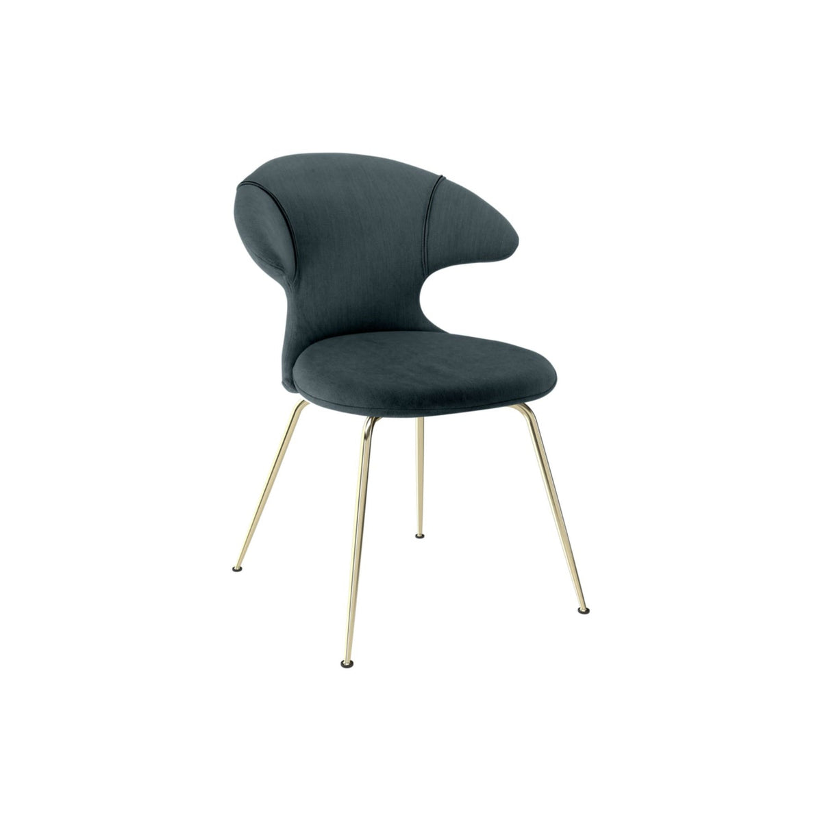 UMAGE Time Flies spisebordsstol – Plated Brass / Quantum Blue