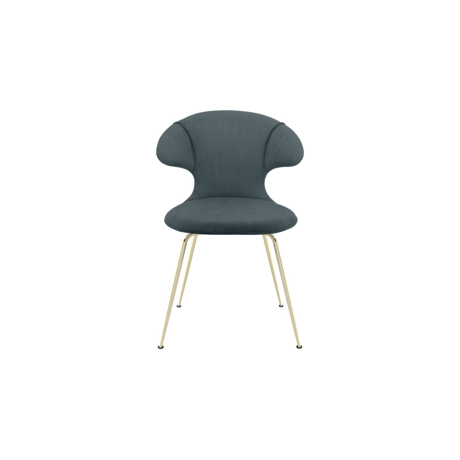 UMAGE Time Flies spisebordsstol – Plated Brass / Quantum Blue
