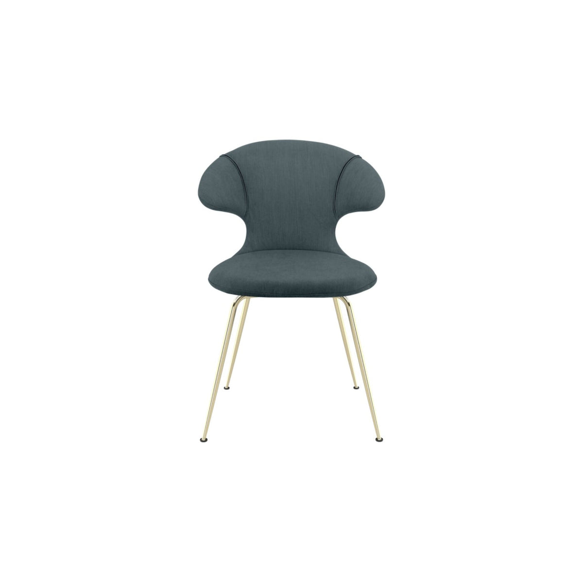 UMAGE Time Flies spisebordsstol – Plated Brass / Quantum Blue