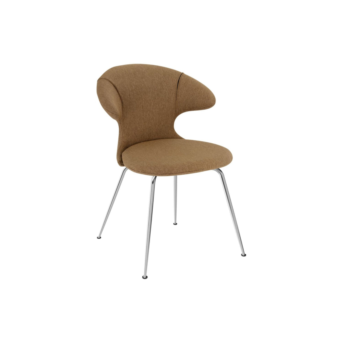 UMAGE Time Flies spisebordsstol – Chrome / Caramel
