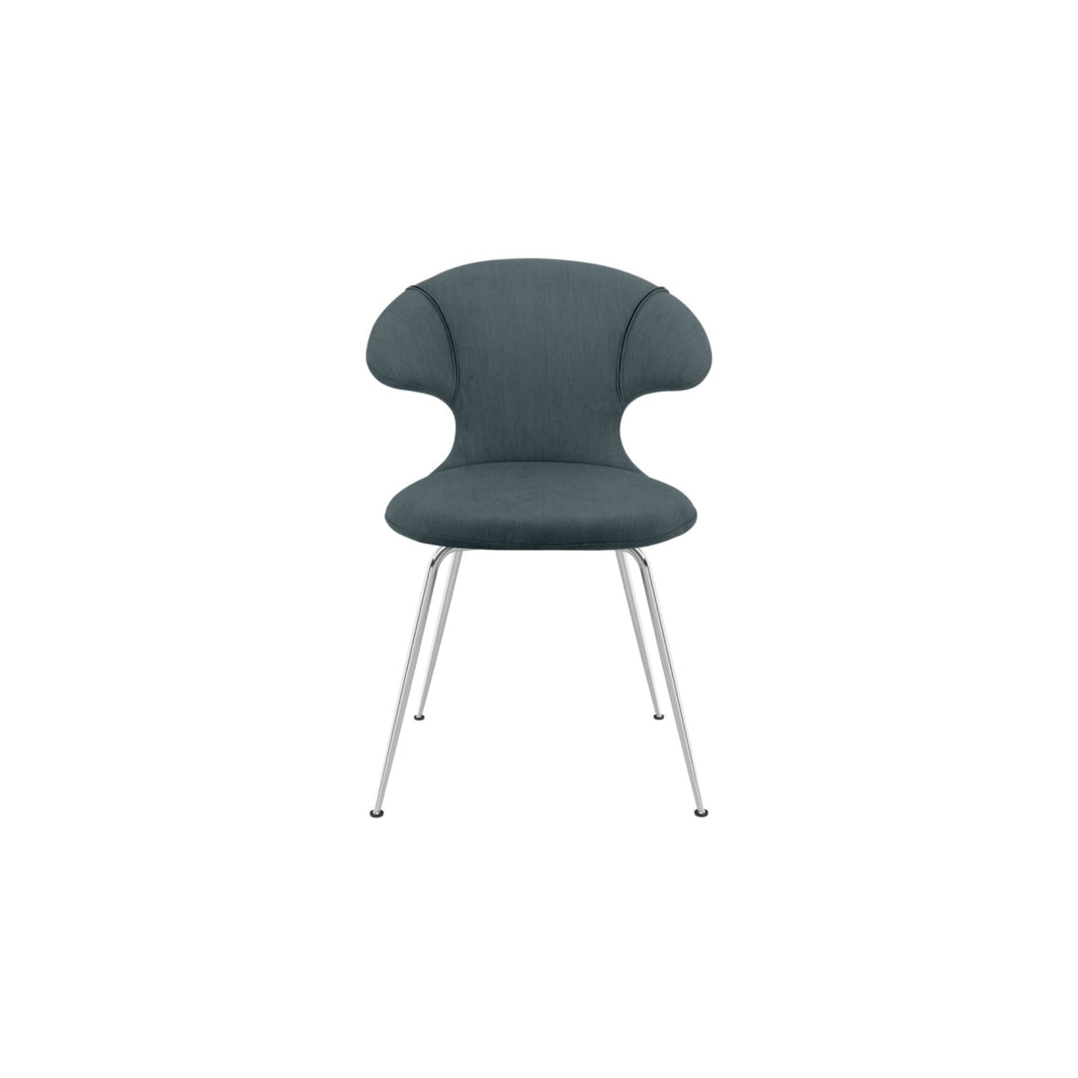 UMAGE Time Flies spisebordsstol – Chrome / Quantum Blue