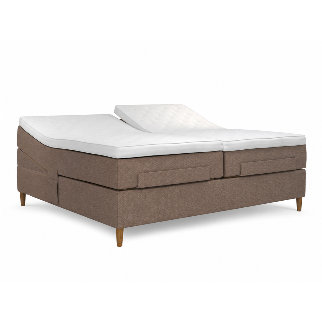 Ambassadør Dream elevationsseng m/topmadras inkl. sengeben