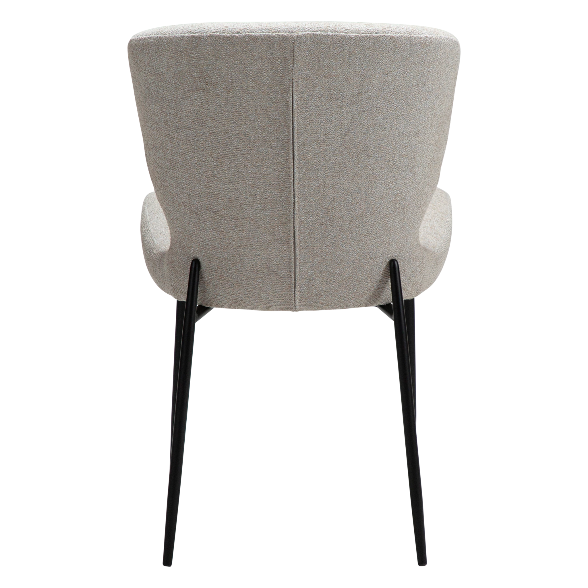 Dan-Form Glory spisebordsstol i Cashmere bouclé – bagfra