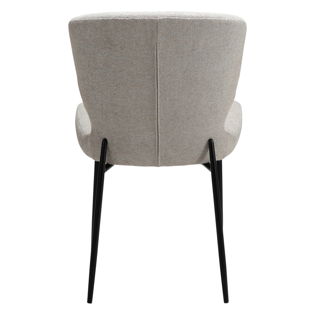 Dan-Form Glory spisebordsstol i Cashmere bouclé – bagfra