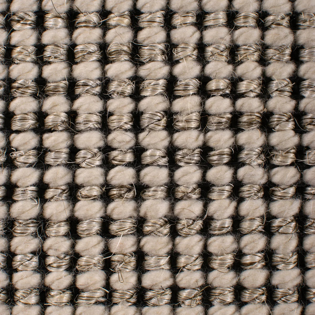 H.C. Tæpper Riva tæppe i Marble White – miljøbillede
