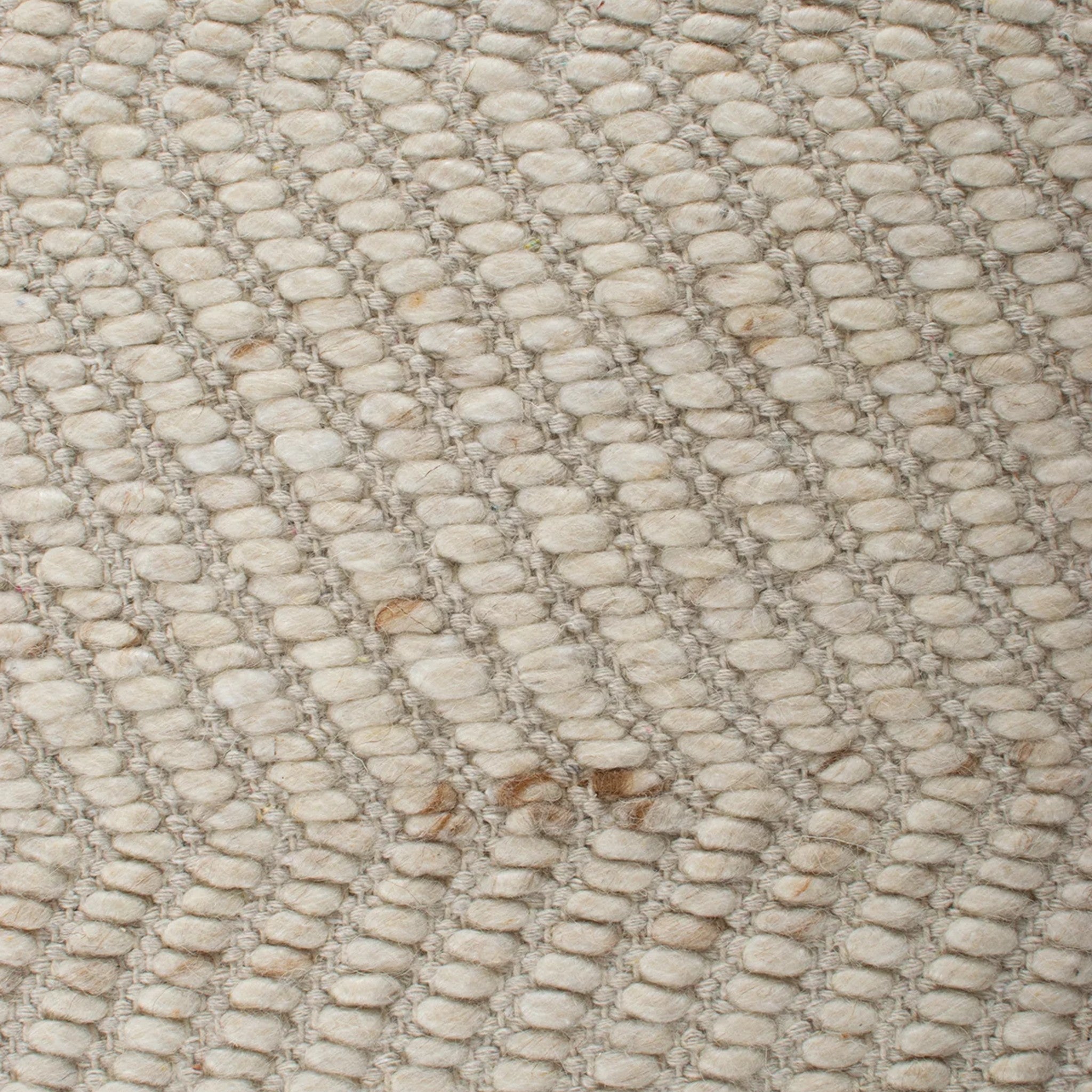 H.C. Tæpper Ystad tæppe i Natural Linen Mix – miljøbillede