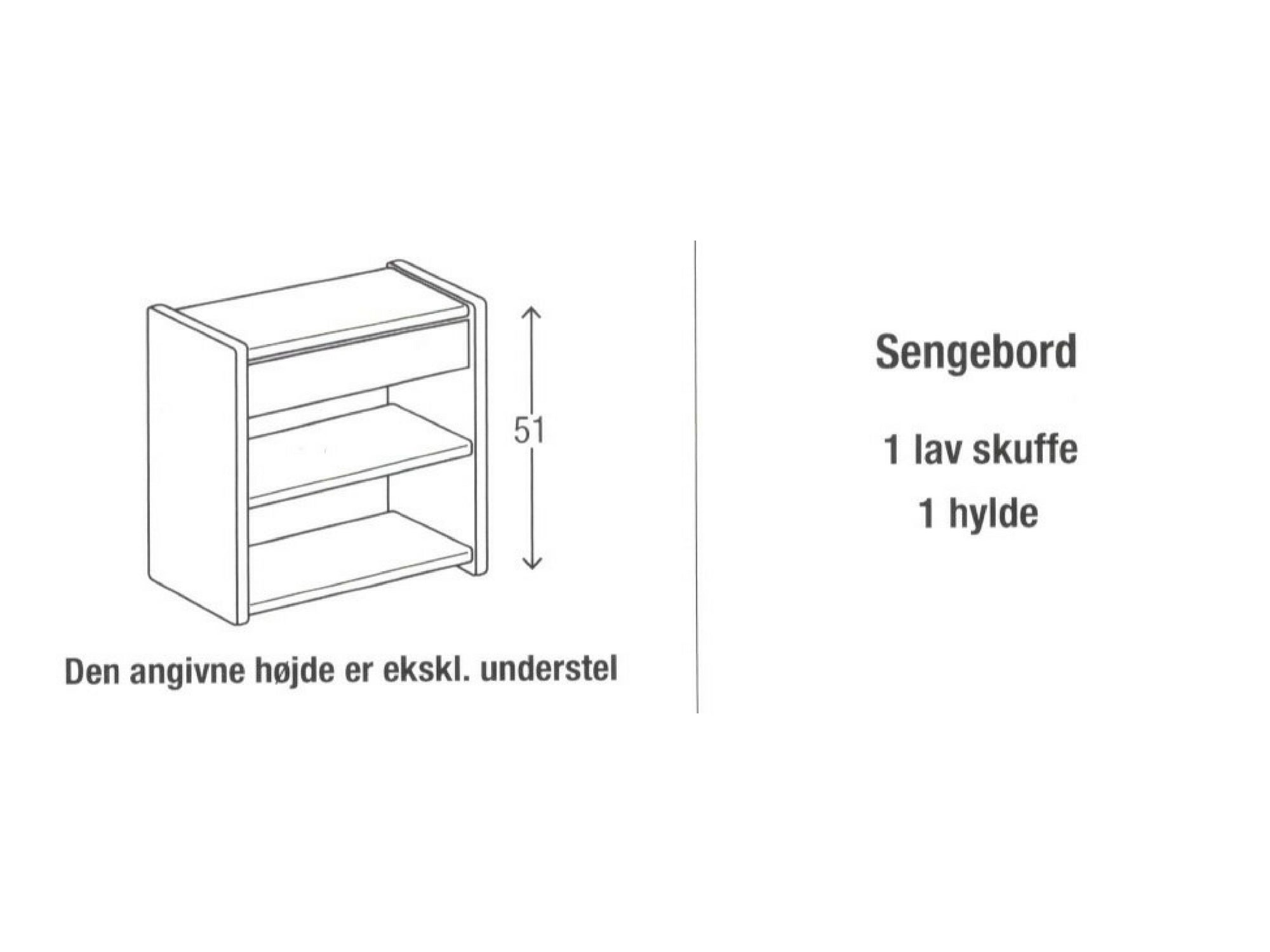 Sengebord model 31