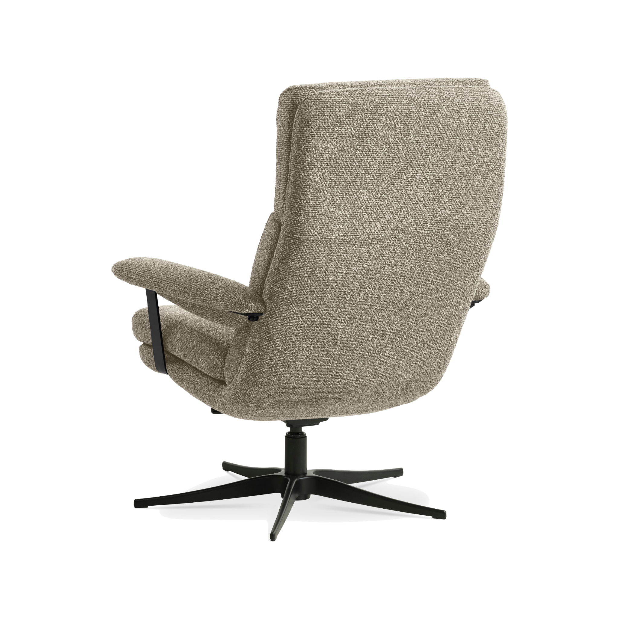 Lexpo Connor lænestol i beige med sort stel