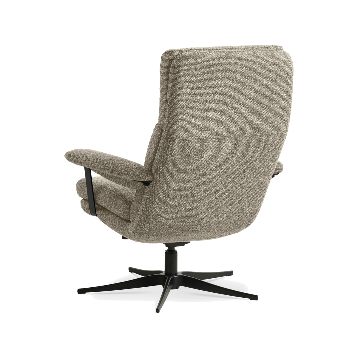 Lexpo Connor lænestol i beige med sort stel