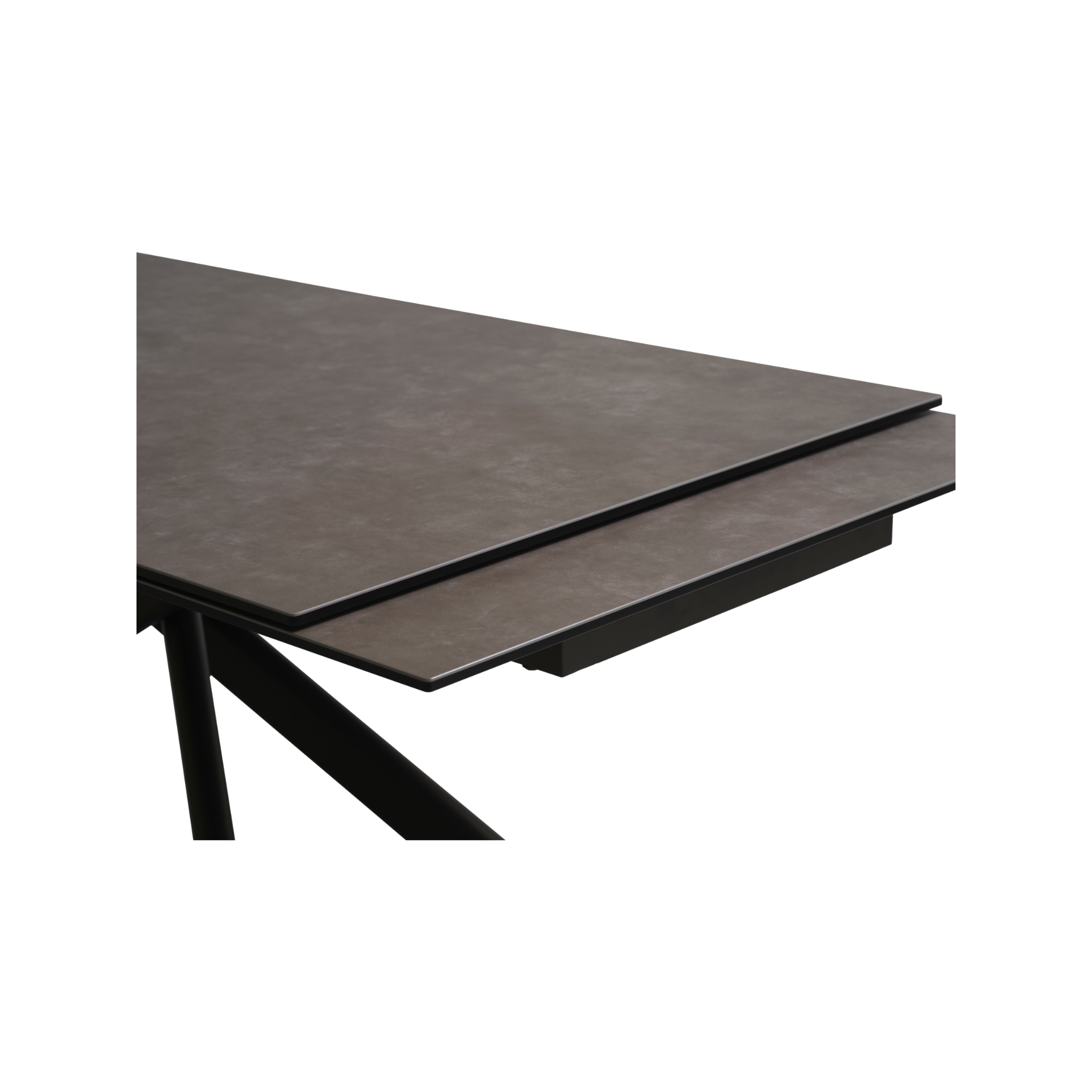 Lexpo Hudson spisebord i Warm Grey keramik, detalje af bordpladen