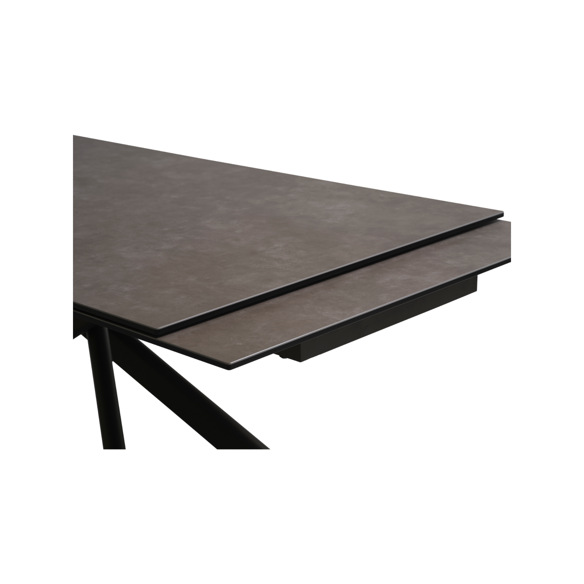 Lexpo Hudson spisebord i Warm Grey keramik, detalje af bordpladen
