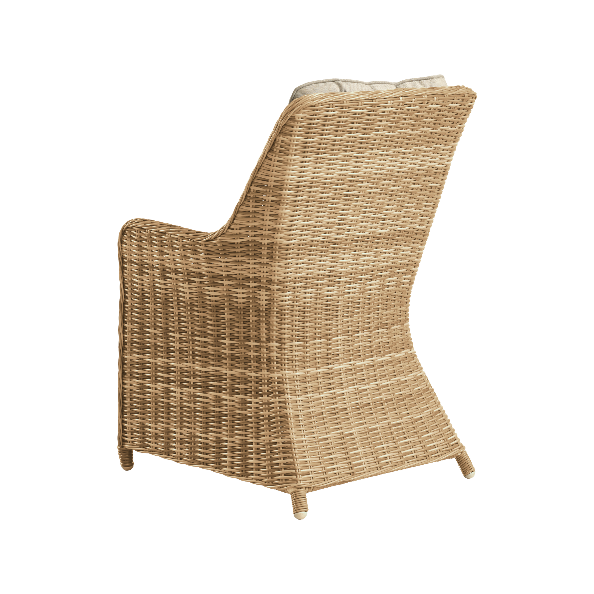 Lexpo Lombok havestol i natur polyrattan med hynder