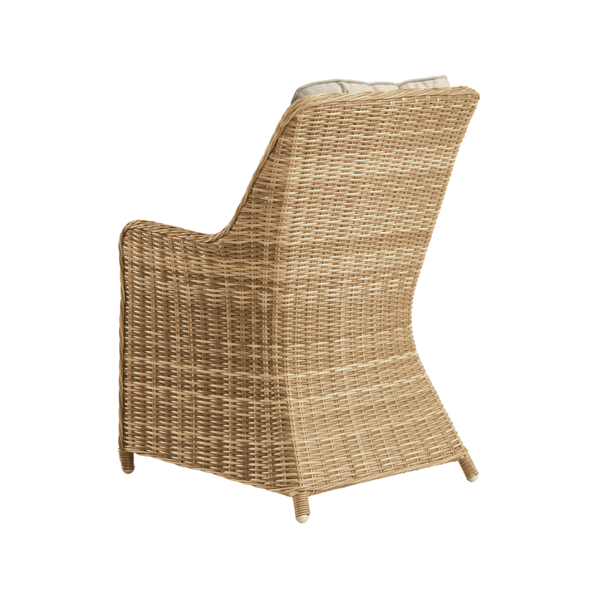 Lexpo Lombok havestol i natur polyrattan med hynder