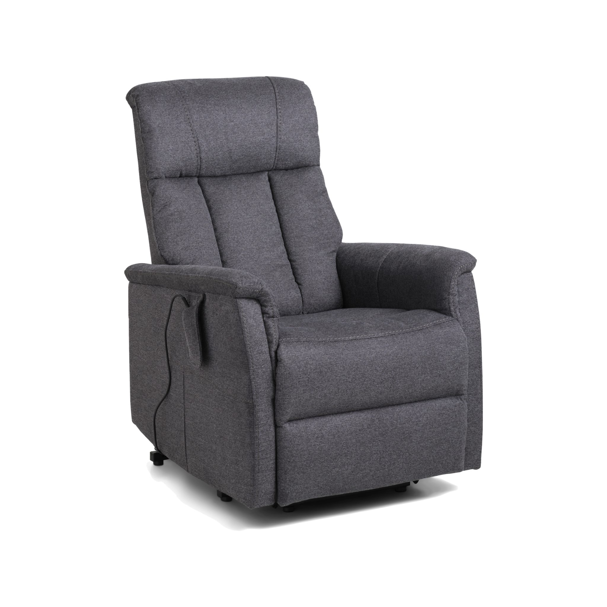Lexpo Lucas lænestol med recliner og løftefunktion i Anthracite stof