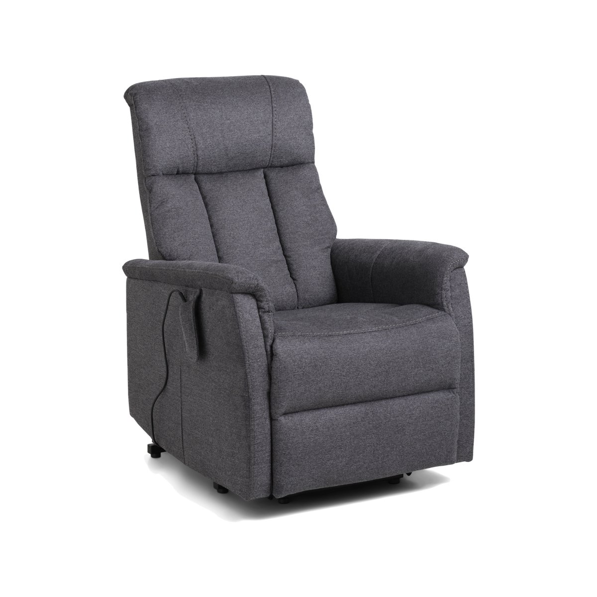 Lexpo Lucas lænestol med recliner og løftefunktion i Anthracite stof