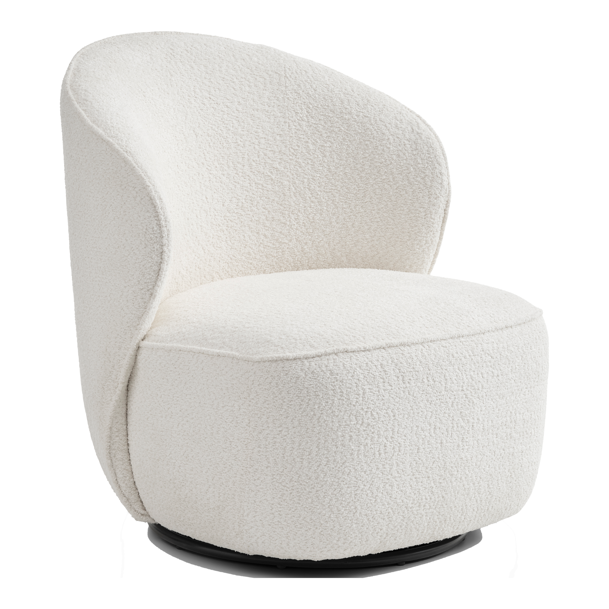 Lexpo Theo loungestol i Anthology Ivory med drejefod