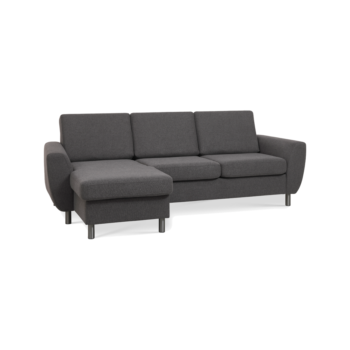 Lexpo Wendy chaiselongsofa (opstilling 1) i Austin stof Anthracite