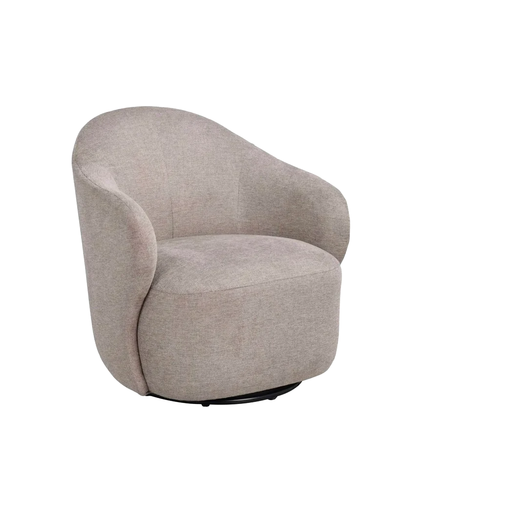 Rowico Chapeltown loungestol i beige stof