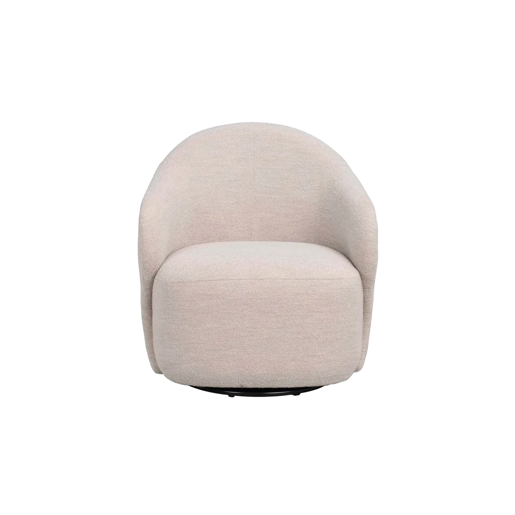 Rowico Chapeltown loungestol i lys beige stof