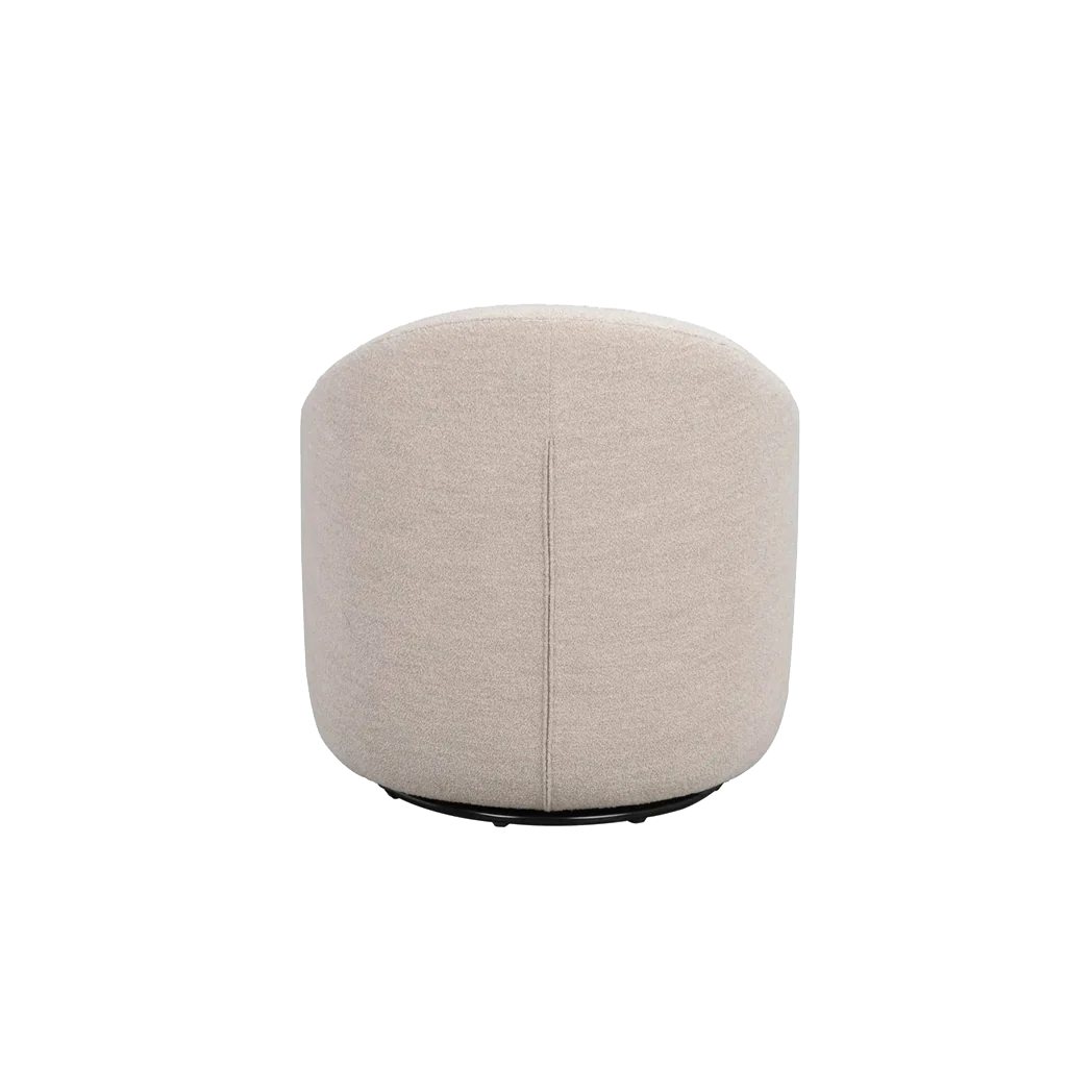 Rowico Chapeltown loungestol i lys beige stof