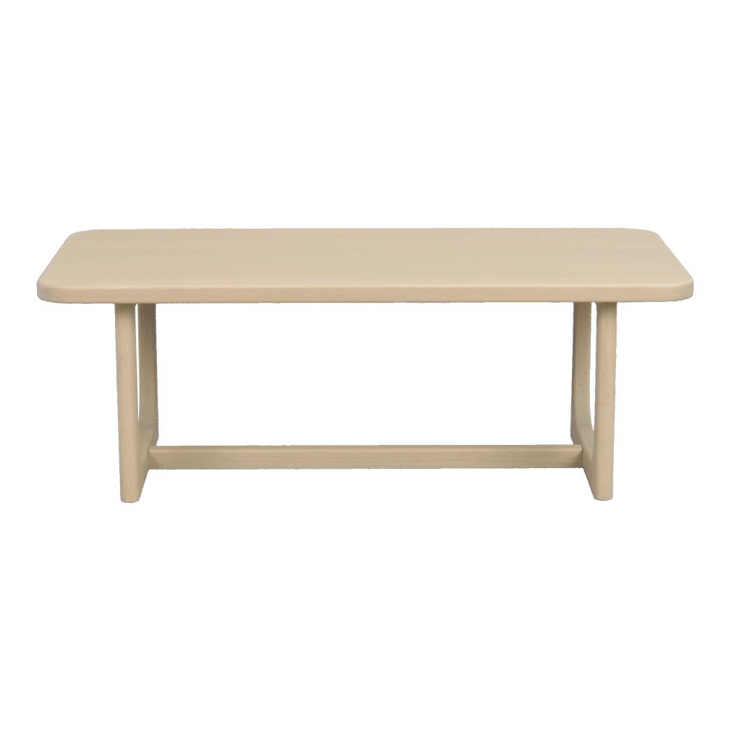 Rowico Driscoll sofabord 103 x 50 cm i hvidpigmenteret eg