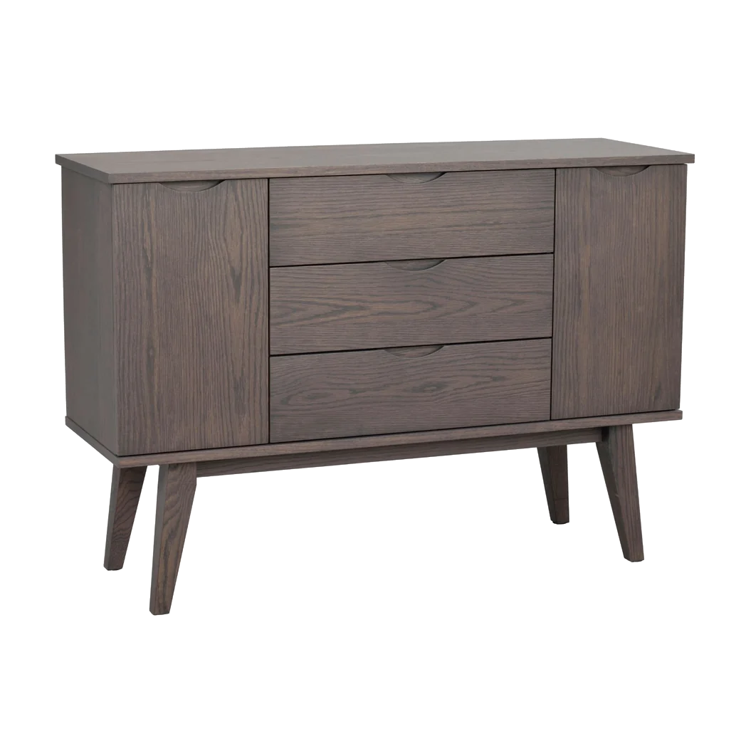 Rowico Filippa skænk B122 cm i brunlakeret eg