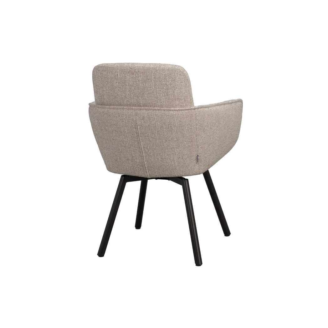 Rowico Roswell spisebordsstol i lys beige stof