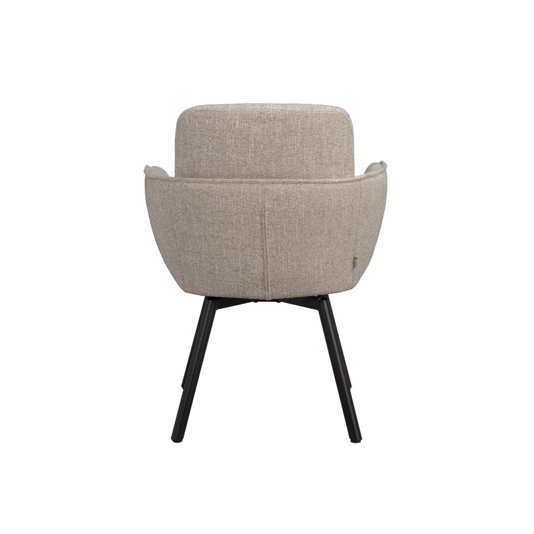 Rowico Roswell spisebordsstol i lys beige stof