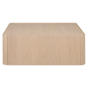 Rowico Seabrook kvadratisk sofabord 90 x 90 cm i hvidpigmenteret eg