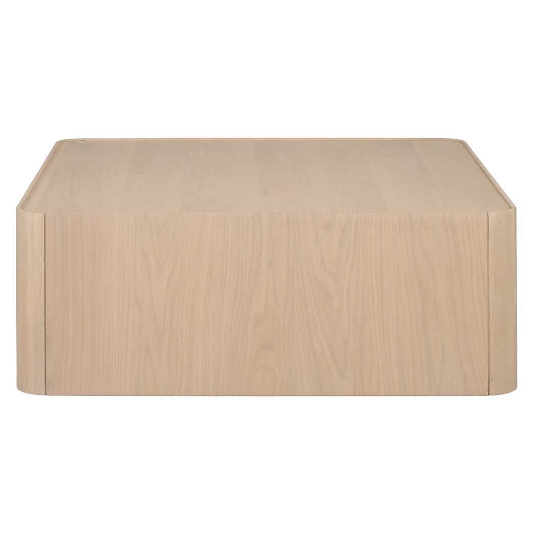 Rowico Seabrook kvadratisk sofabord 90 x 90 cm i hvidpigmenteret eg