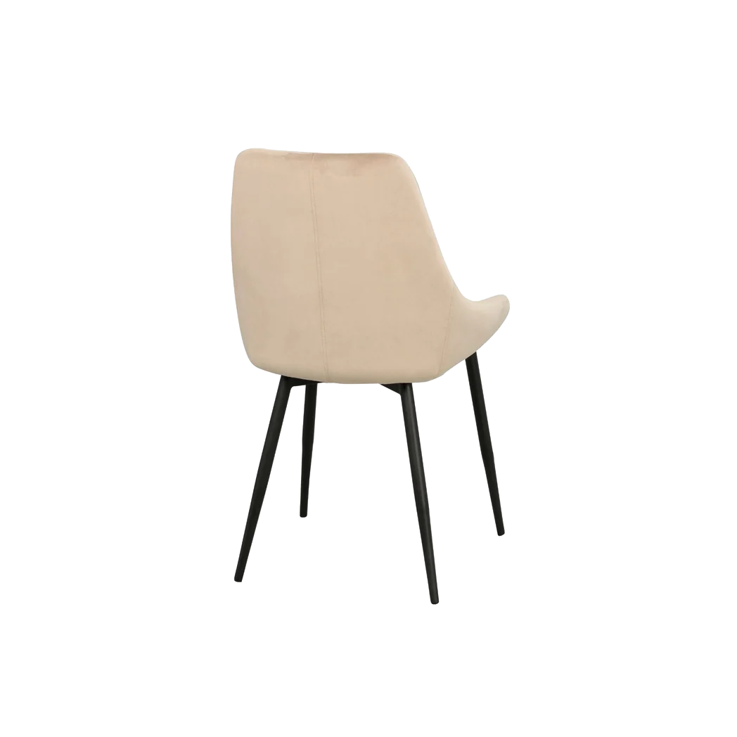 Rowico Sierra spisebordsstol i beige velour