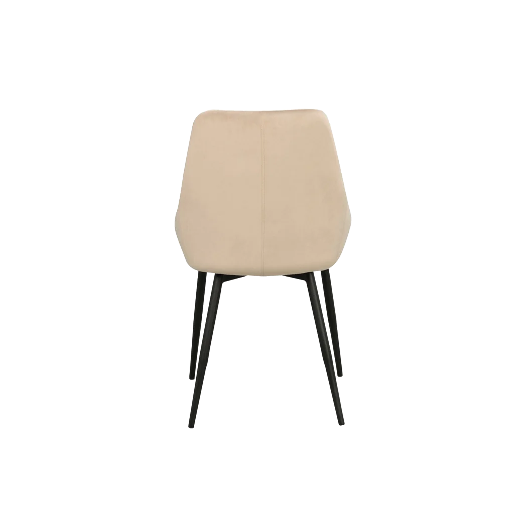 Rowico Sierra spisebordsstol i beige velour