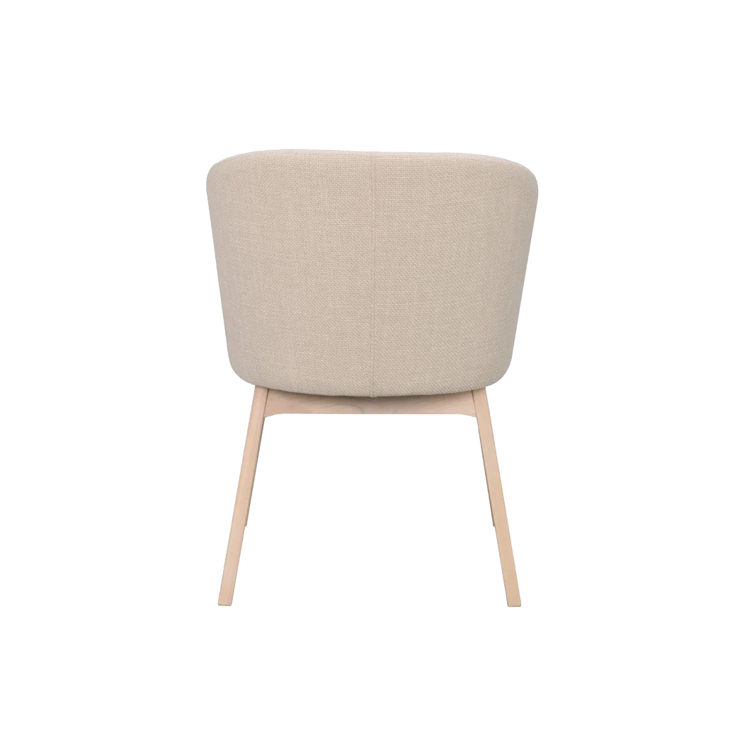 Rowico Windham spisebordsstol med armlæn i beige stof