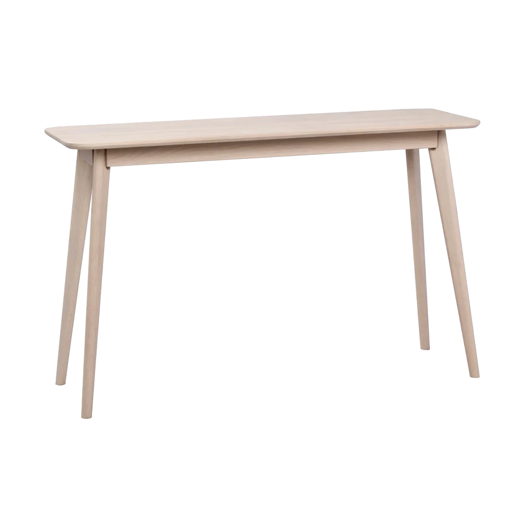 Rowico Yumi skrivebord i hvidpigmenteret eg
