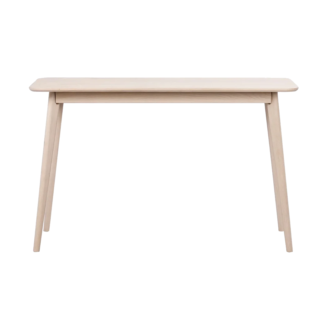 Rowico Yumi skrivebord i hvidpigmenteret eg