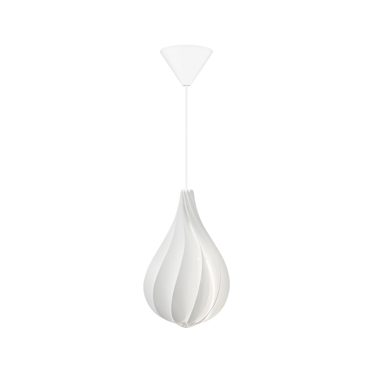 UMAGE Alva pendel i hvid, Ø20,5 cm med Cord Set i hvid